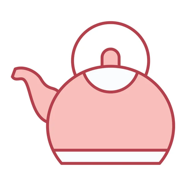 Teapot Icon Vector Illustration — Stock Vector