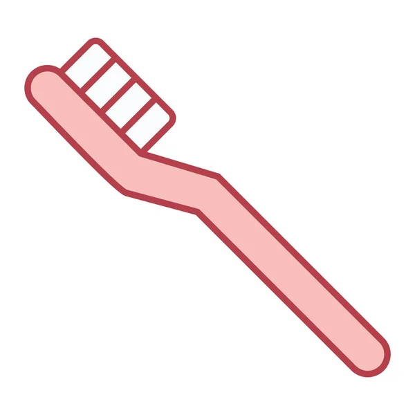 Зубна Щітка Веб Іконка Проста Ілюстрація — стоковий вектор