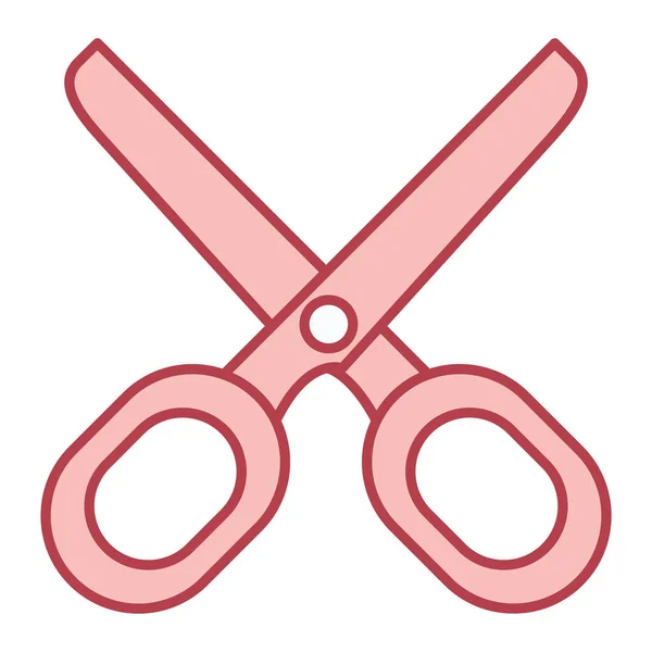 Ikona Nůžky Ilustrace Nůžkových Vektorových Ikon Pro Web — Stockový vektor