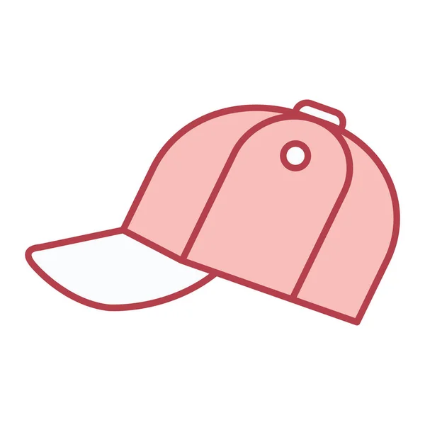 Vektor Illustration Des Baseballkappen Symbols — Stockvektor