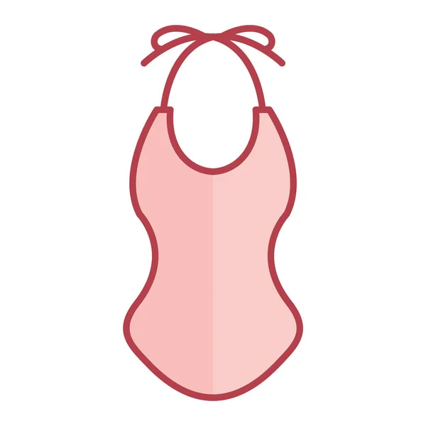 Baby Bib Icon Outline Illustration Newborn Toy Vector Icons Web — Stock Vector