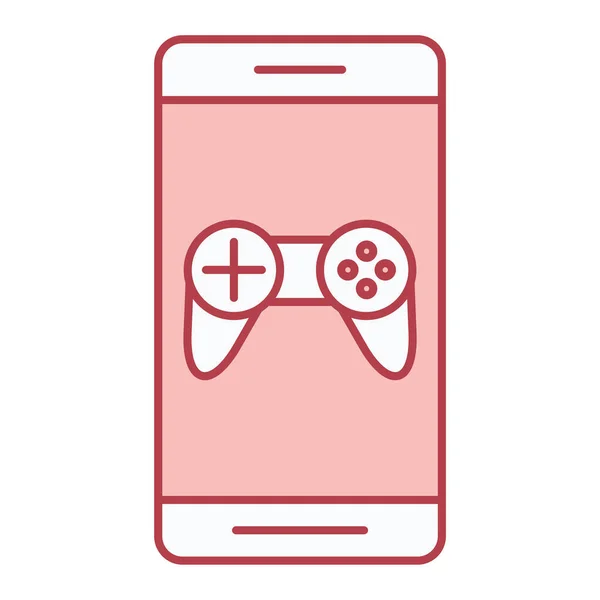 Video Game Console Pictogram Vector Illustratie Ontwerp — Stockvector