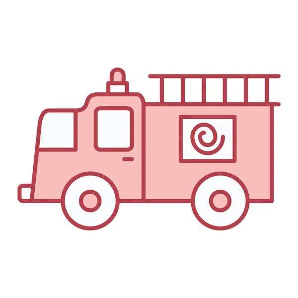 Feuerwehr Ikone Vektor Illustration Design — Stockvektor