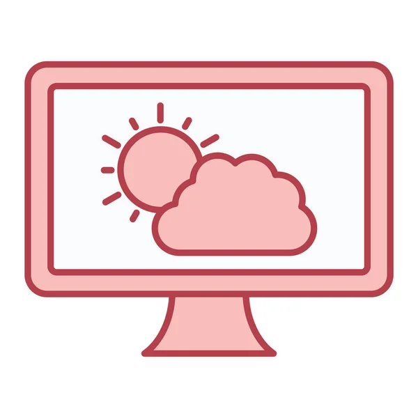 Illustration Des Computer Icon Vektors — Stockvektor