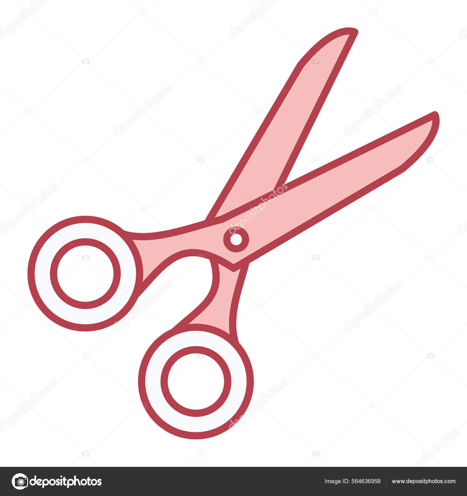 Scissors Icon Outline Illustration Scissor Vector Line Icons Web Stock  Vector by ©MuhammadAtiq 564636958, image size:1600x1700