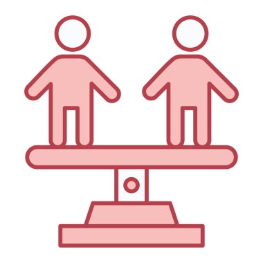 İnsan simgesinin vektör illüstrasyonu