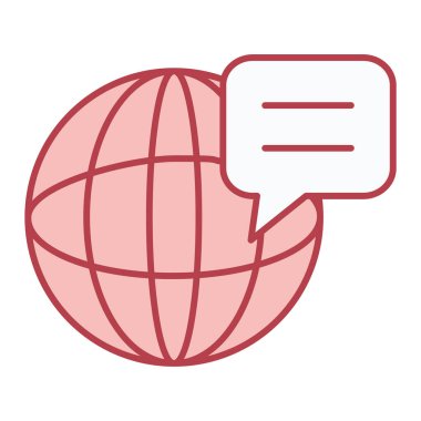 sohbet balonu vektör simgesi