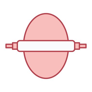 İnce çizgi simgesinin vektör çizimi