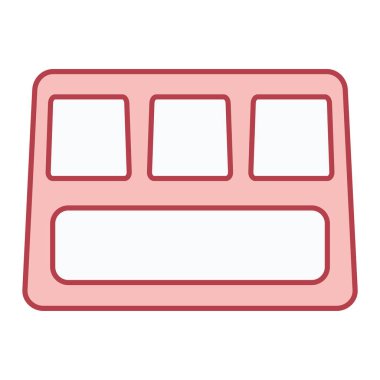 bus simgesi vektör illüstrasyonu