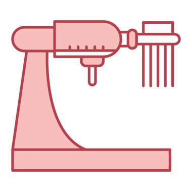 matkap simgesi. Web için boya silindiri vektör simgelerinin özet çizimi