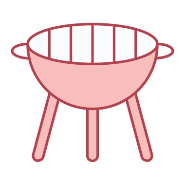 Izgara ikonu. vektör illüstrasyonu