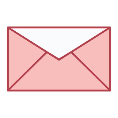zarf e- posta simgesi vektör illüstrasyon grafik tasarımı