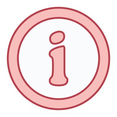 bilgi simgesi. düz dizayn biçimi 10