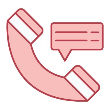 telefon arama simgesi vektör illüstrasyonu