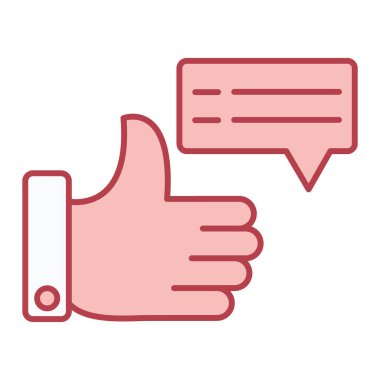 Başparmak yukarı simge vektör illüstrasyon tasarımı el