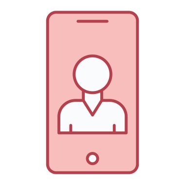 cep telefonu ikonu vektör illüstrasyonu