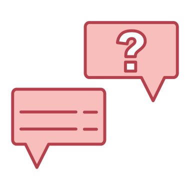 Sohbet baloncukları vektör illüstrasyon tasarımı