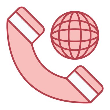 telefon arama simgesi vektör illüstrasyonu