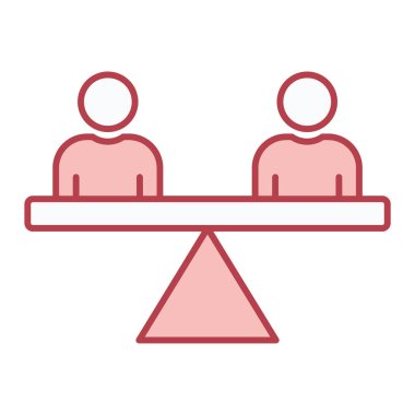 İnsan simgesinin vektör illüstrasyonu