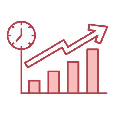 iş grafiği vektör illüstrasyonu