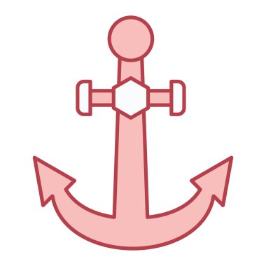 çapa simgesi vektör illüstrasyonu