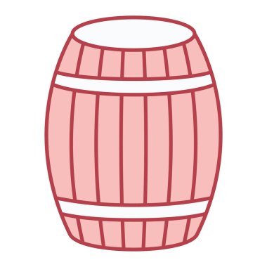 Fıçı ikonu. Vektör İllüstrasyonu