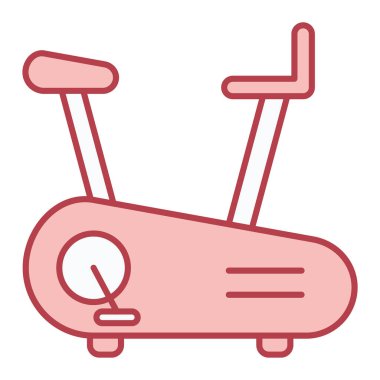 koşu bandı simgesi vektör çizimi