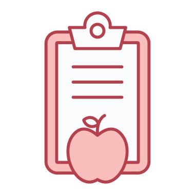 elma vektörü simgesi modern basit illüstrasyon