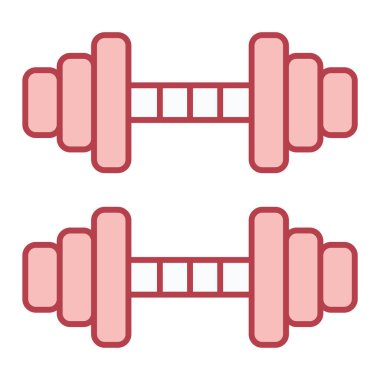 fitness ekipmanı simgesi vektör illüstrasyon grafik tasarımı