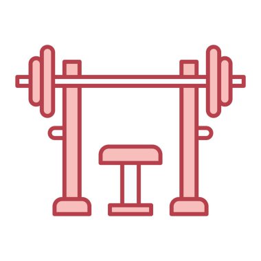 Halter ikon vektörü. İnce çizgi işareti. izole edilmiş sınır sembolü çizimi