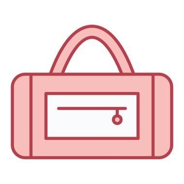 çanta simgesi vektör illüstrasyonu