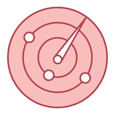 Moda biçimi izole edilmiş arkaplanda hız göstergesi simgesi