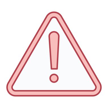 uyarı işareti simgesi, vektör illüstrasyonu