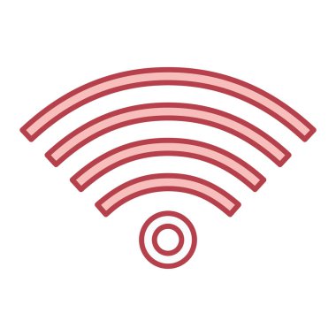 wifi sinyal ikonu vektör illüstrasyon tasarımı