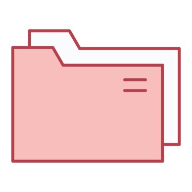 Dosya. Web simgesi basit illüstrasyon