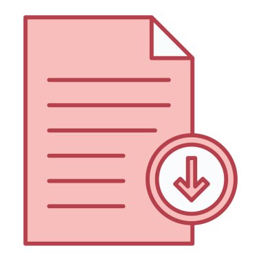 dosya belgesi. Basit resimleme