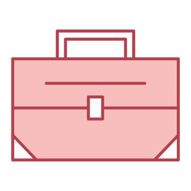 evrak çantası ikonu vektör illüstrasyonu