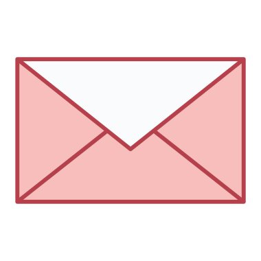 zarf e- posta simgesi vektör illüstrasyon grafik tasarımı