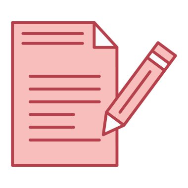 belge simgesi vektör illüstrasyonu