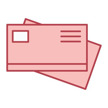 Para simgesi vektör illüstrasyon tasarımlı cüzdan