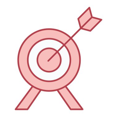 hedef simge vektör illüstrasyonu