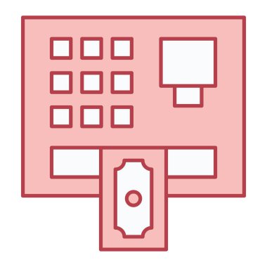 Ev. Web simgesi basit illüstrasyon