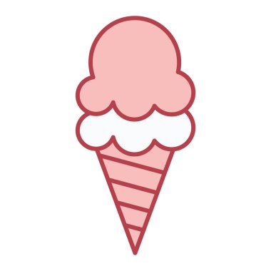 dondurma külahı vektör çizimi