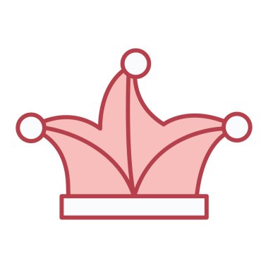 taç simgesi vektör illüstrasyonu