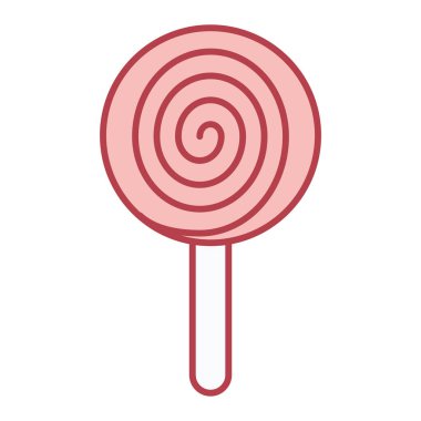 Lolipop vektör satırı simgesi