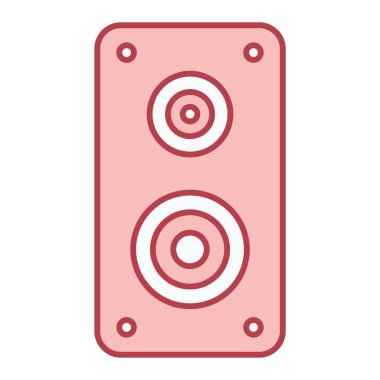 hoparlör vektör illüstrasyonu