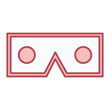 gözlük ikonu vektör illüstrasyon tasarımı