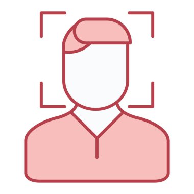 avatar vektörü ince çizgi simgesi