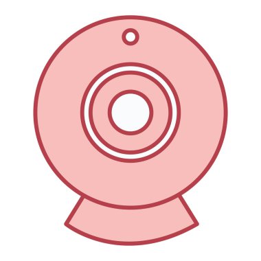 Kamera simgesi. düz dizayn