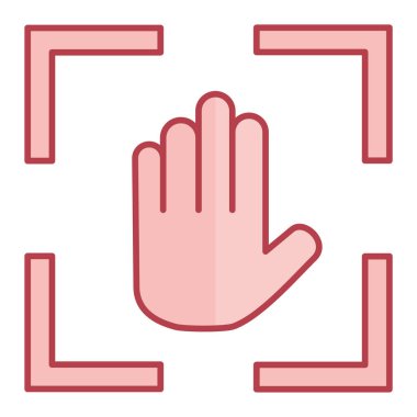 el simgesi vektör illüstrasyonu